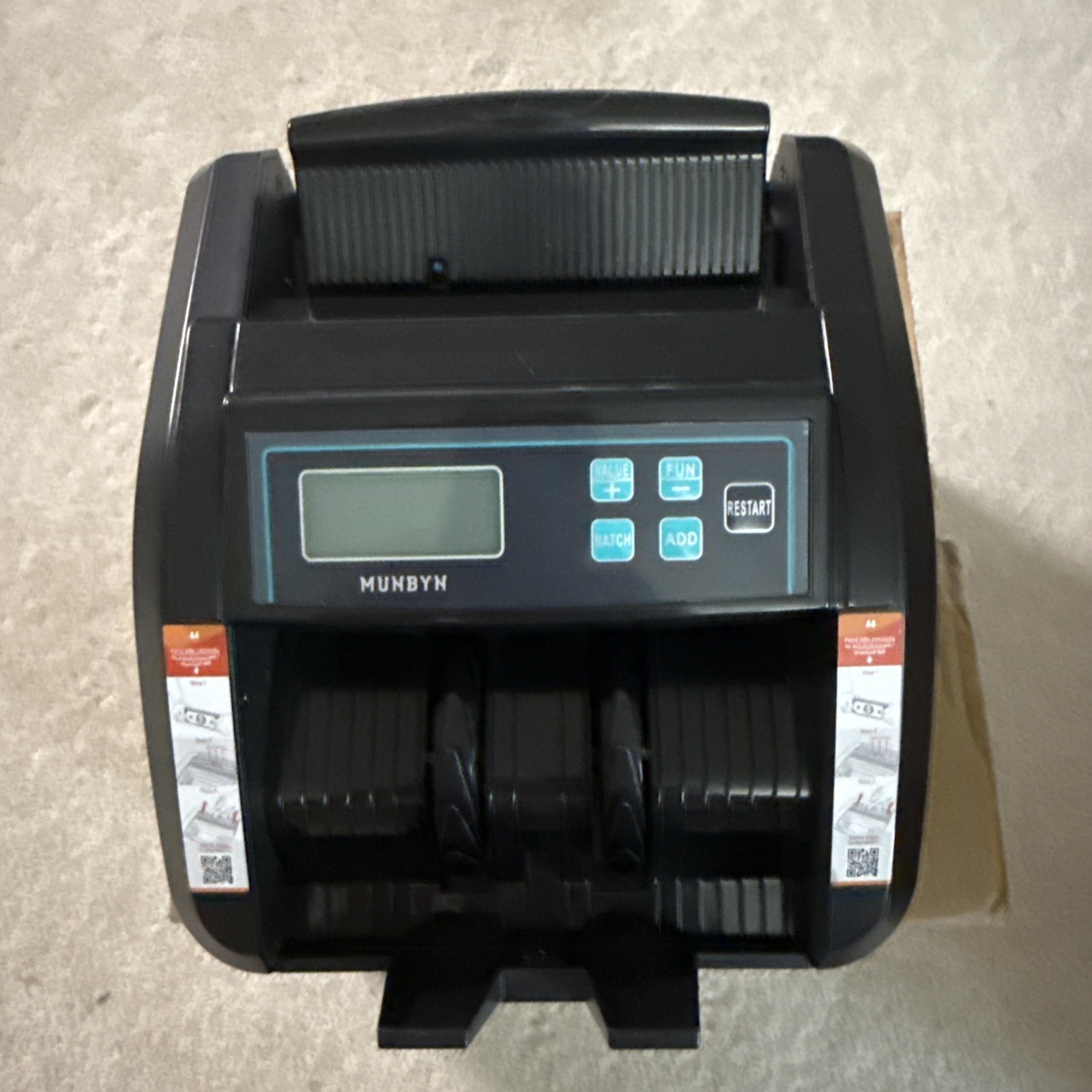 MUNBYN IMC51 Money Counter Machine Count Value Add+Batch/Add+ Value Mode Bill...