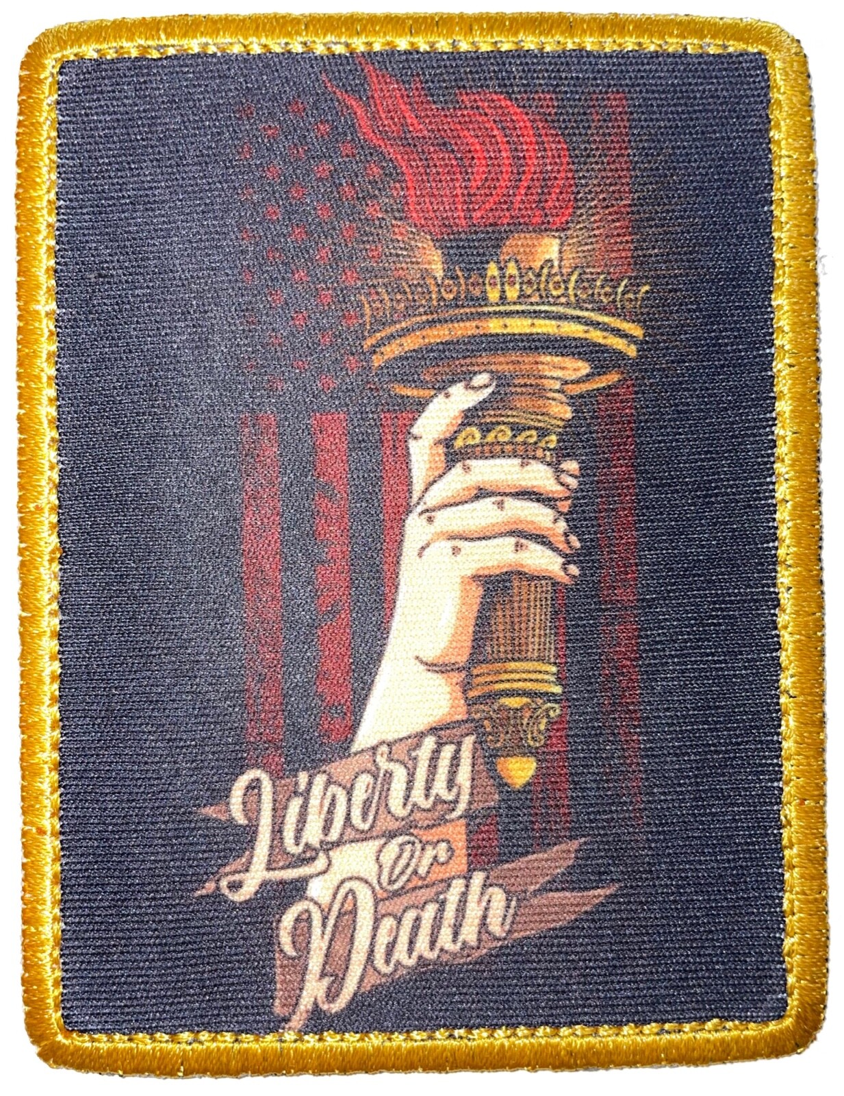 Liberty or Dead Patch Sublimation Iron-On Handmade A405