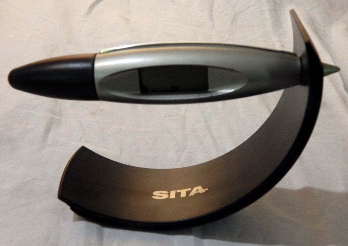SITA Société Internationale de Télécommunications Aéronautiques Digital Clock