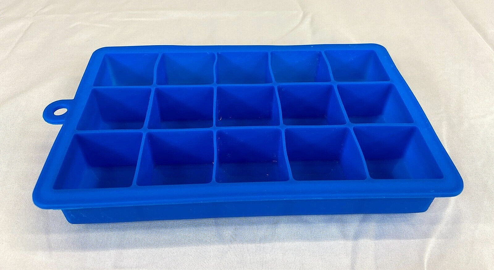 Ice Cube Trays Set of 3 15 Cubes Mulitcolor Reusable Molds Flexible Silicone