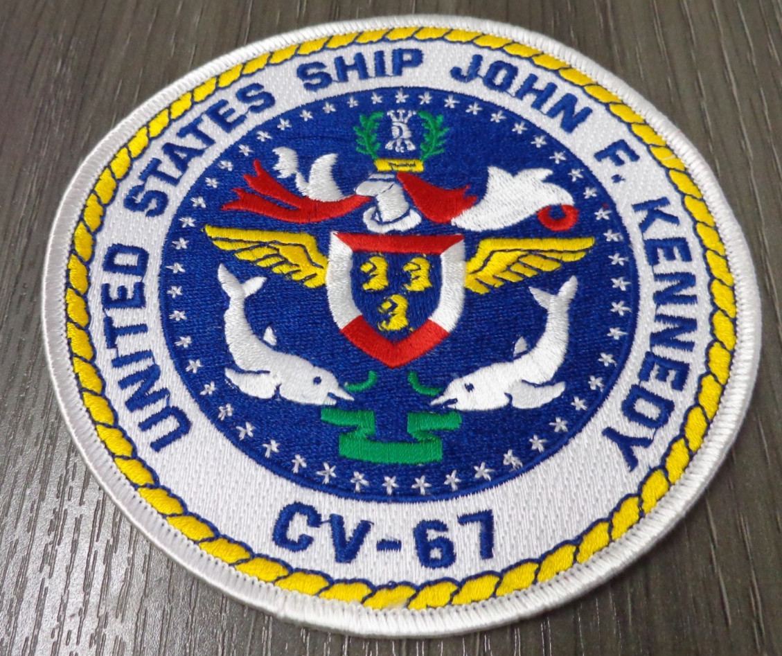 United States Navy USS John F. Kennedy cv-67 Patch 5'  Aircraft Carrier Ship NEW