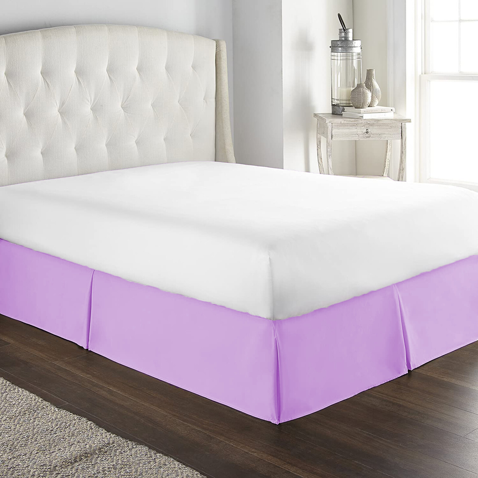 Bedding Collection 1000 TC OR 1200 TC 100% Cotton Lavender Solid All Item