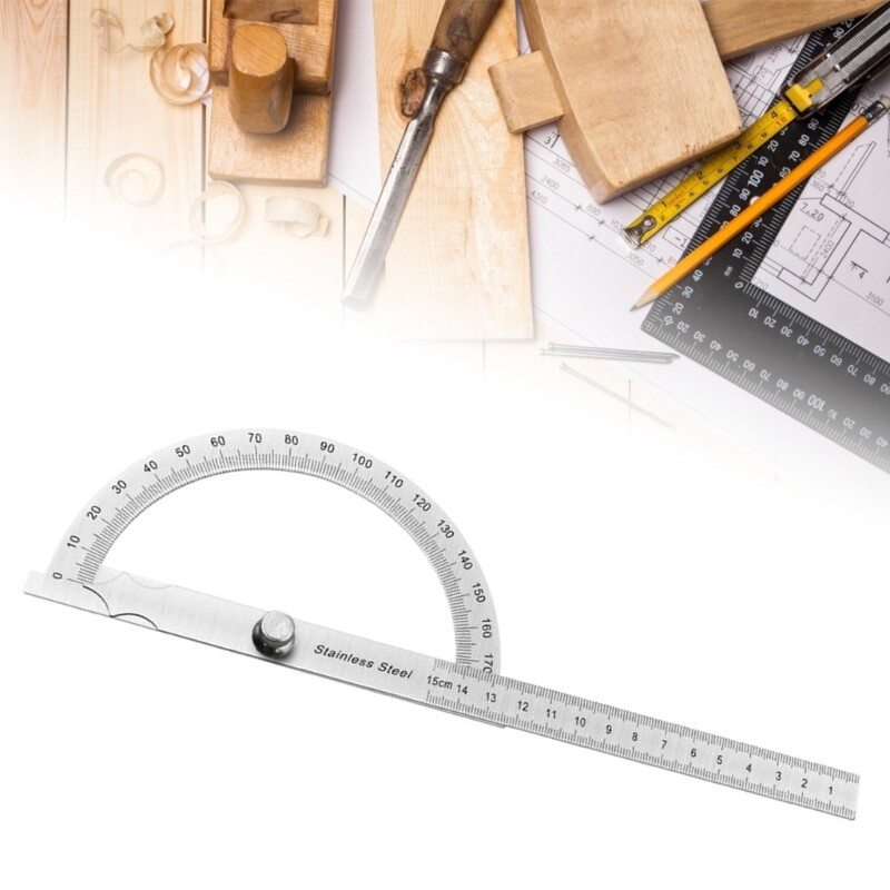 Arm Measuring Ruler Tool Engineer Protractor Gauges Angle Ruler for Painting