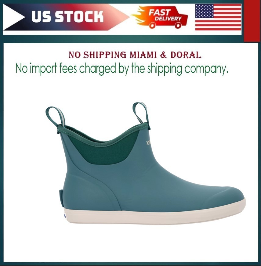 Xtratuf Men's 6'' Ankle Waterproof Deck Boots Transformative Teal