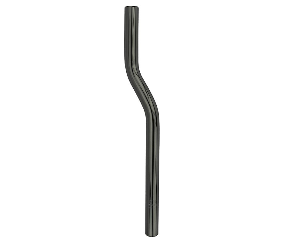 Bike Steel Seatpost Pilar Snake 22.2 x 400mm Black.