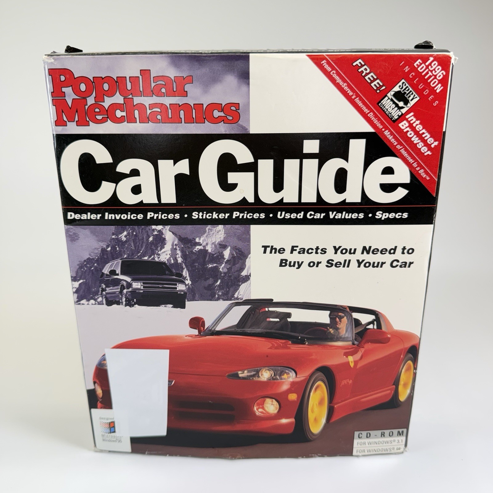 Popular Mechanics CAR Guide PC CD-ROM MSRP Prices Values Specs Buying Selling