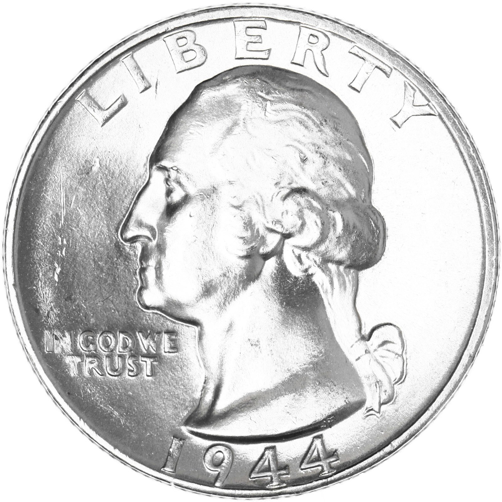 1944 (P) Washington Quarter 90% Silver BU US Coin