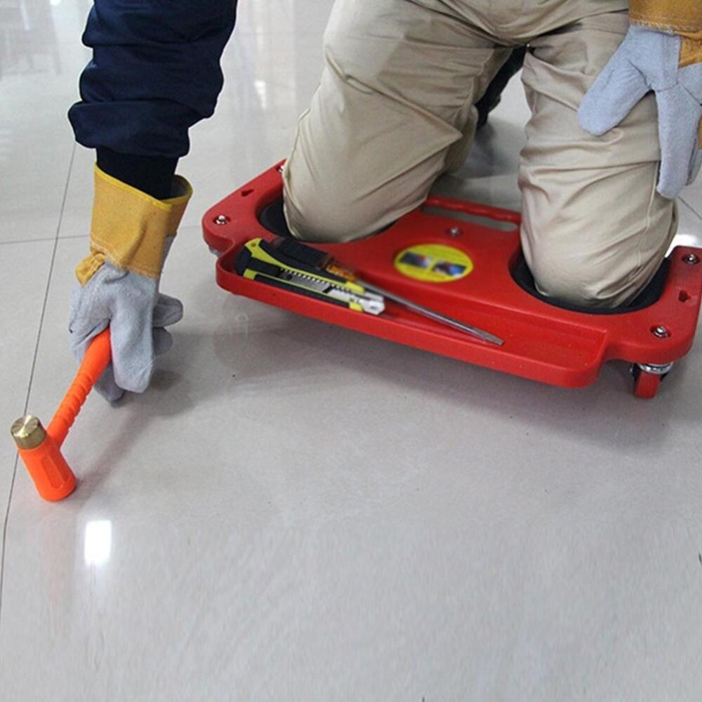 Rolling Knee Pads Platform &Wheeled Workers' Wheels Knee Pad Floor Tiles Pad