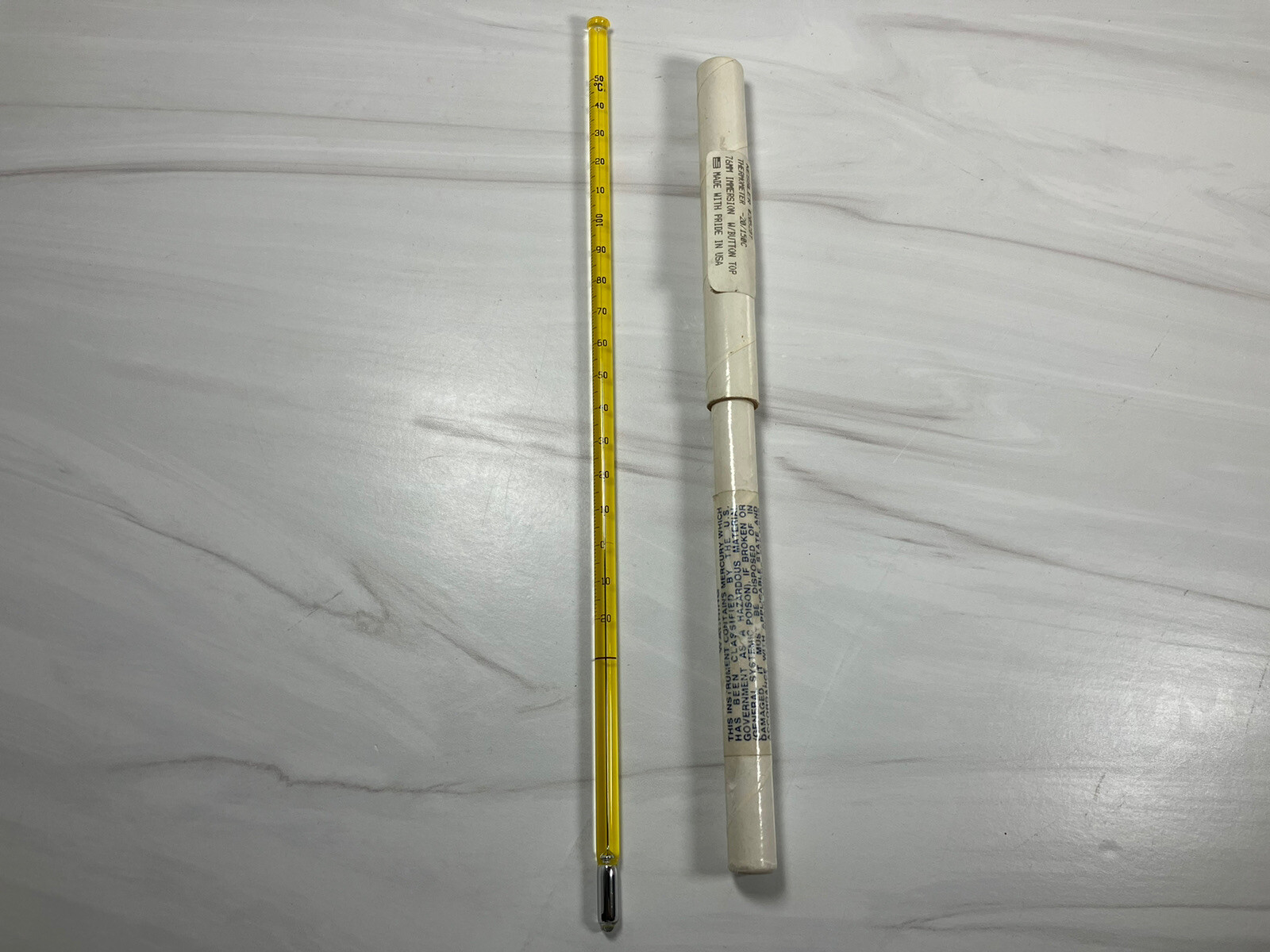 Kessler Glass Stem Thermometer #2052BT large 12” -20C TO 150C