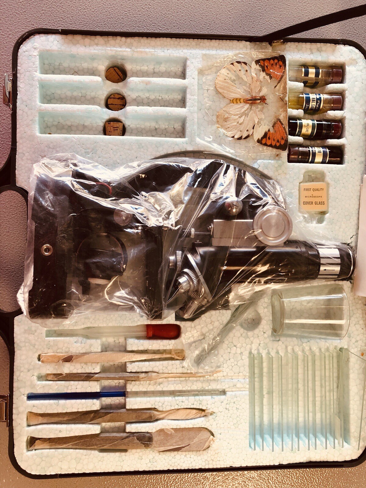 Vintage Microscope Made In Japan