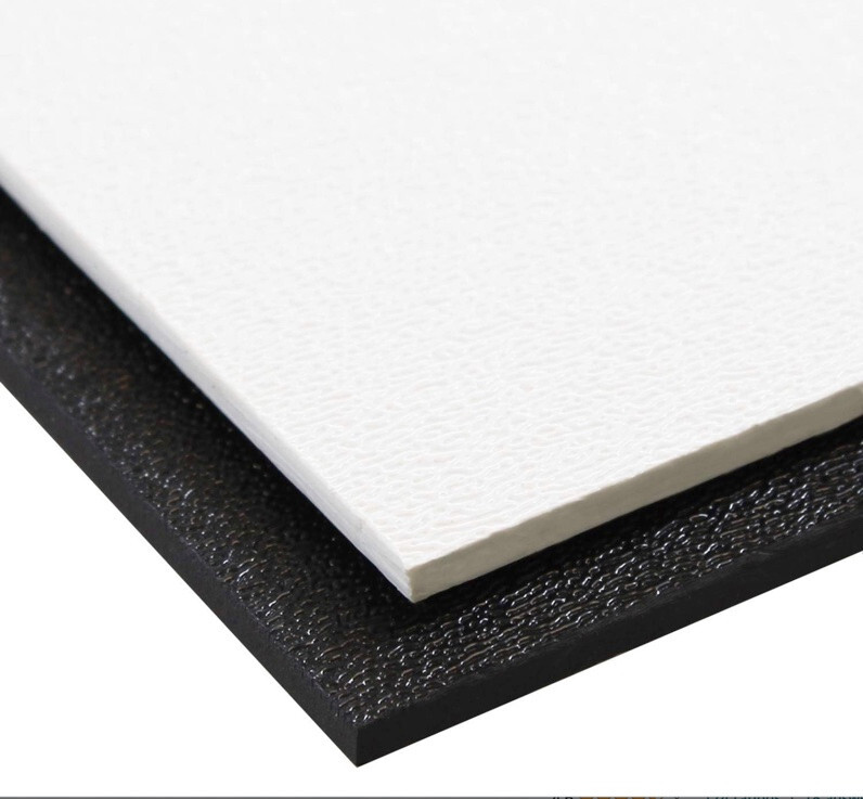 ABS Plastic Sheet Haircell Texture, Choose Size, Color, Thickness