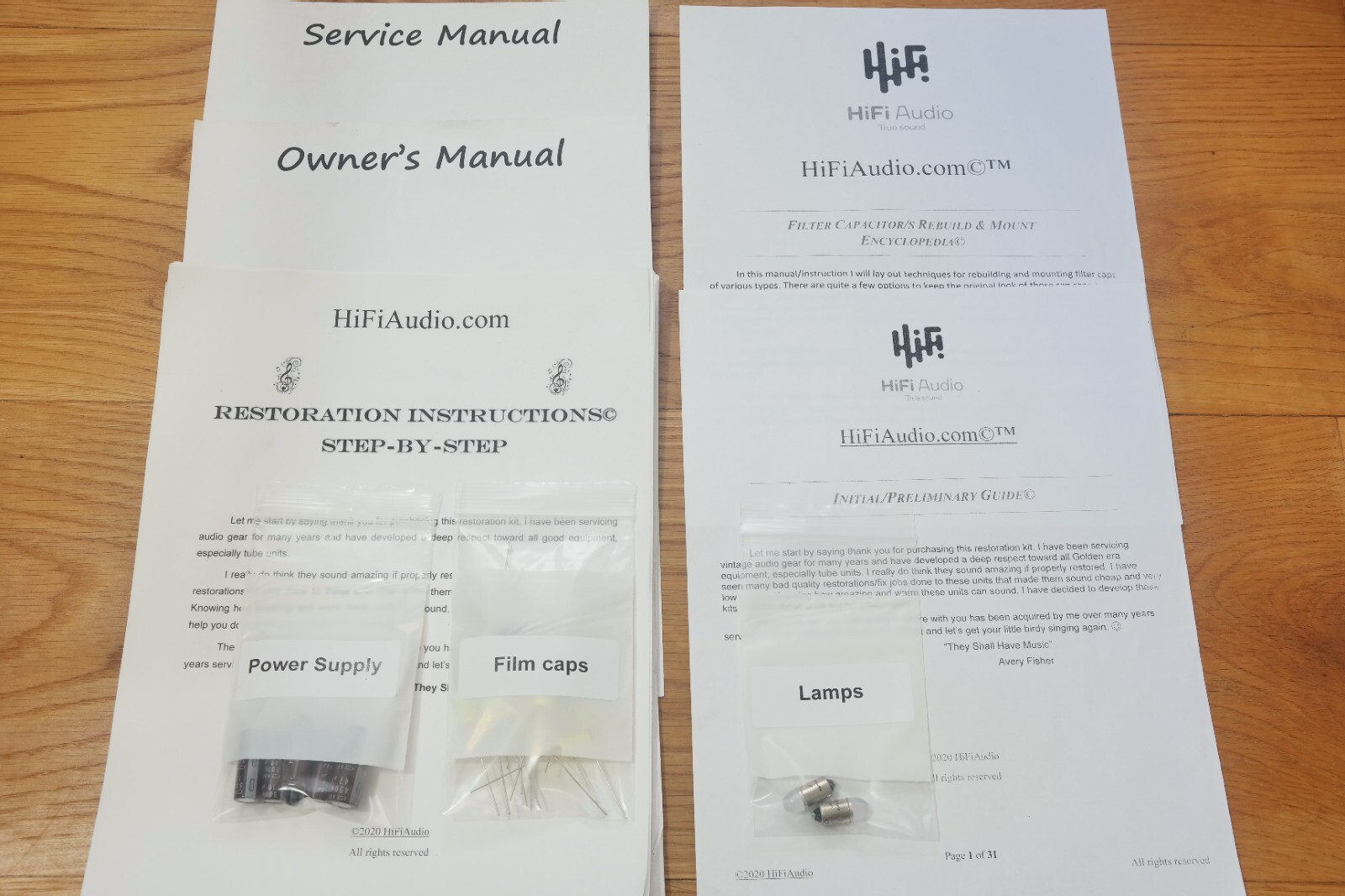 Hallicrafters S-20 radio Restoration kit repair service recap capacitor rebuild