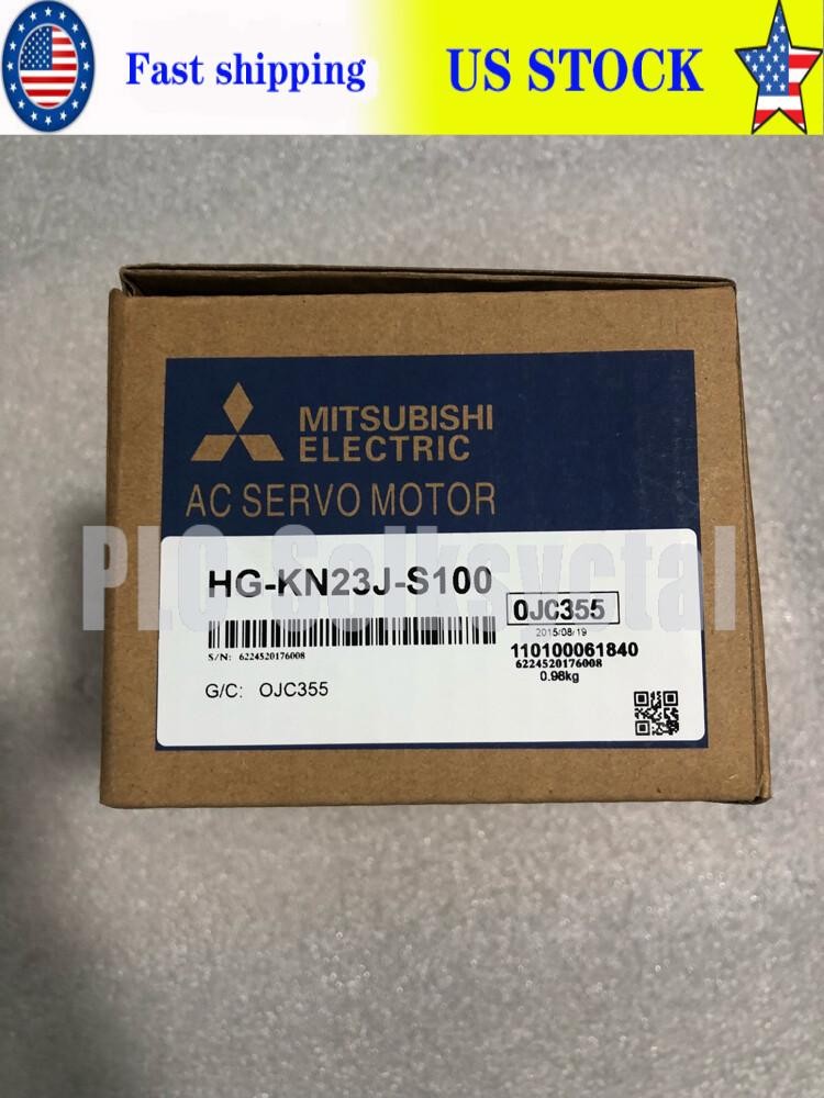 New HG-KN23J-S100 Mitsubishi AC Servo motor HGKN23JS100 1Y warranty by Fedex