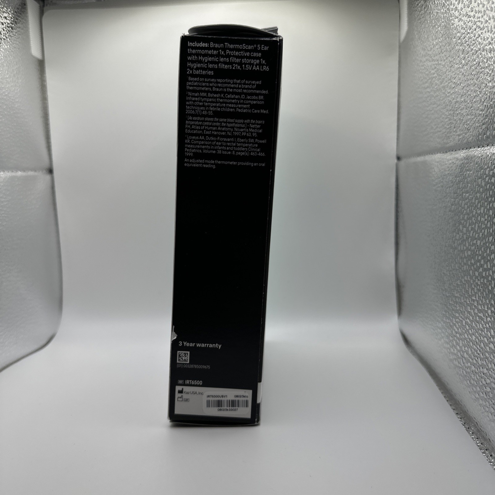 Braun ThermoScan 5 Ear Thermometer, ExacTemp Stability Indicator -Open Box