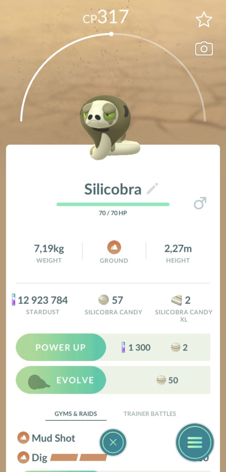 Pokémon🔄Trade🔄Go Silicobra X12 - LUCKY CHANCE