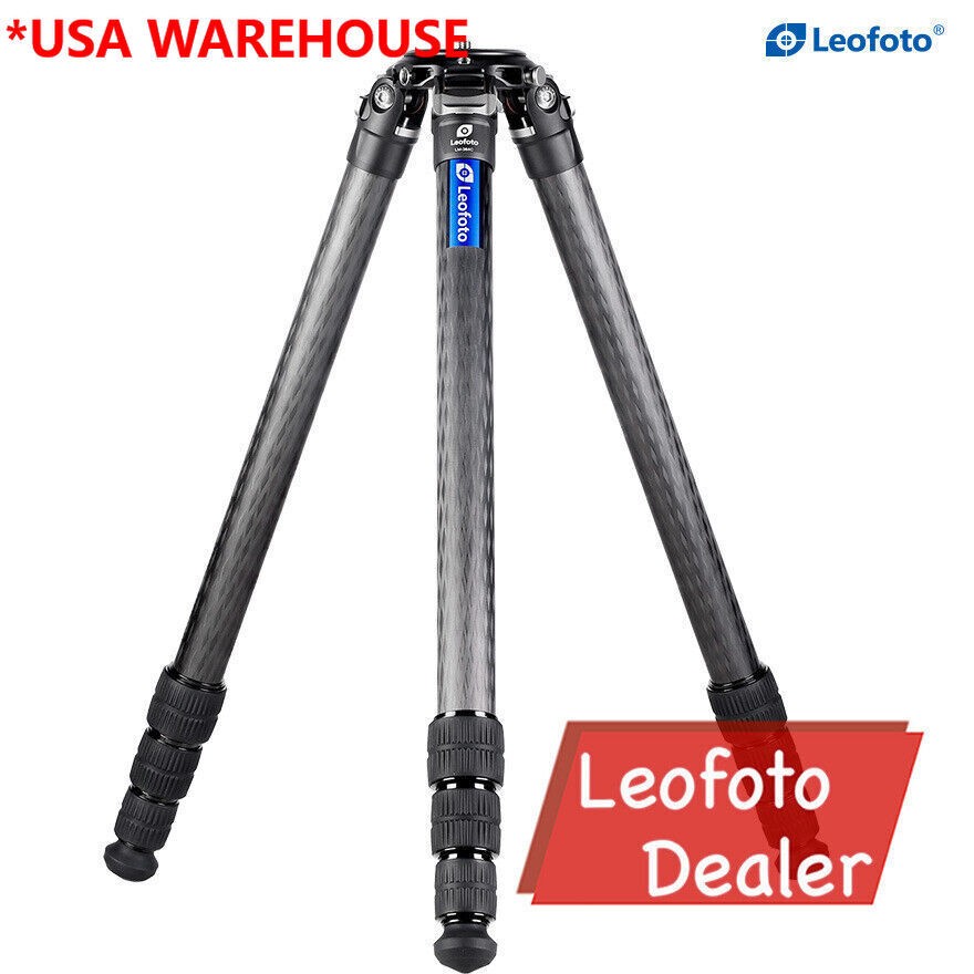 Leofoto LM-364CL Long Tripod with Video Bowl and Case Max Load 66lbs/30kg