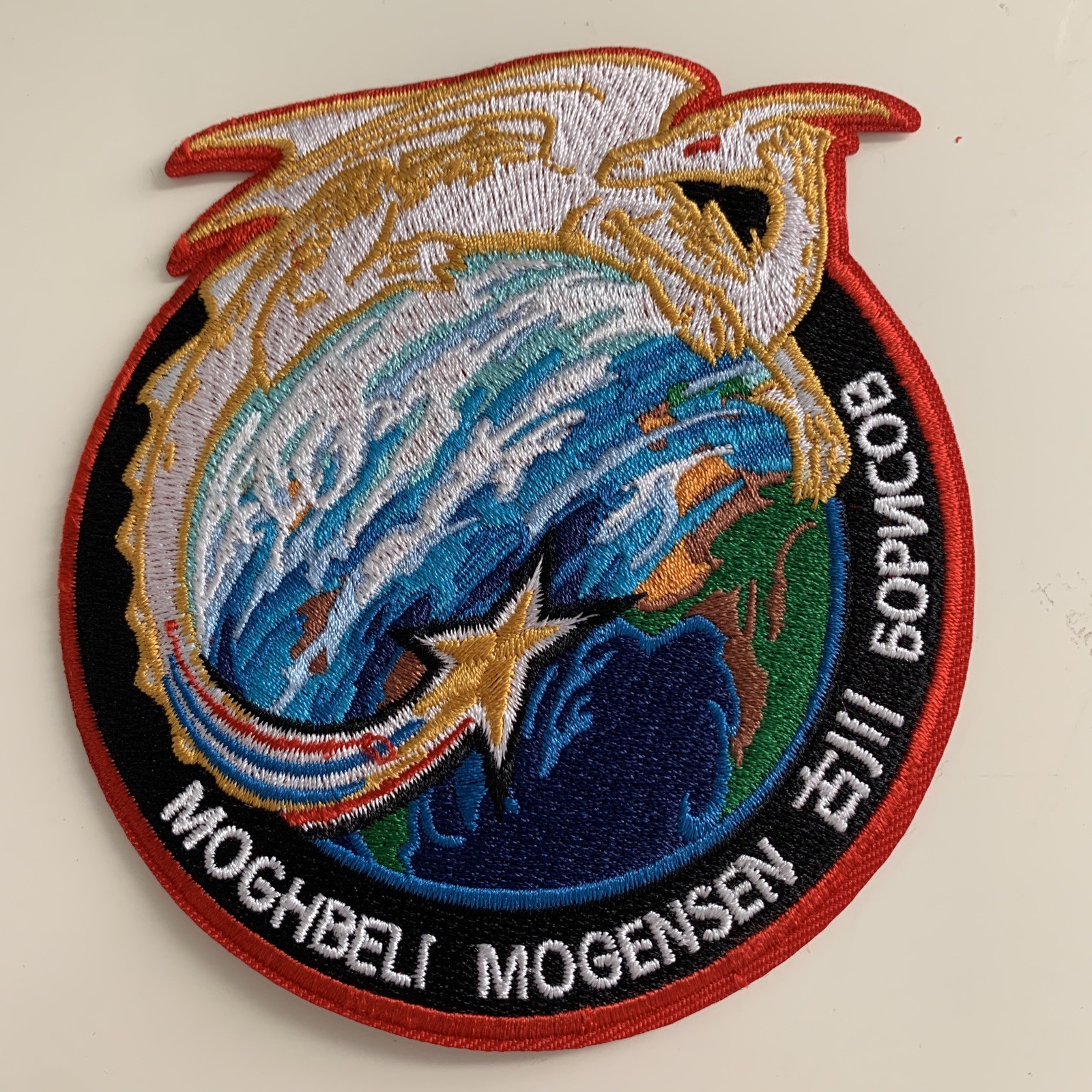Authentic CREW-7 -NASA SPACEX ISS Mission-CREW DRAGON-A-B Emblem-SPACE PATCH