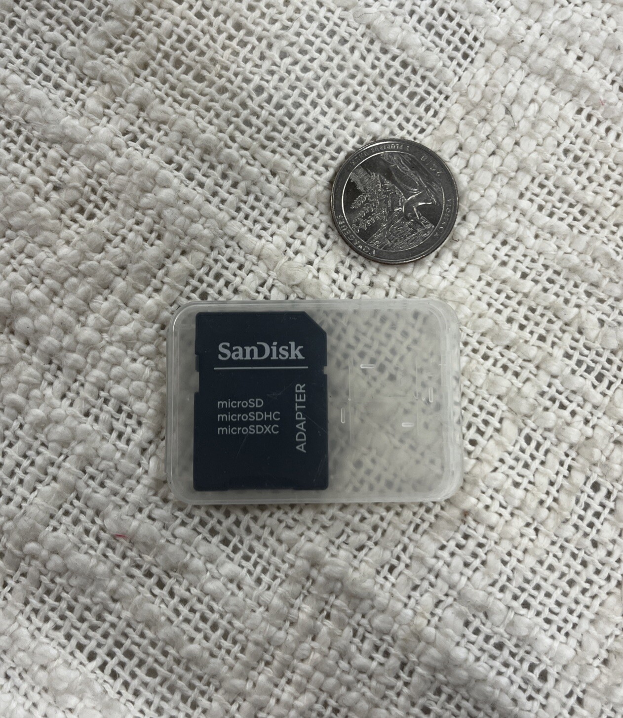 SanDisk Adapter MicroSD MicroSDHC 2013-07-03Y Made In China With Container