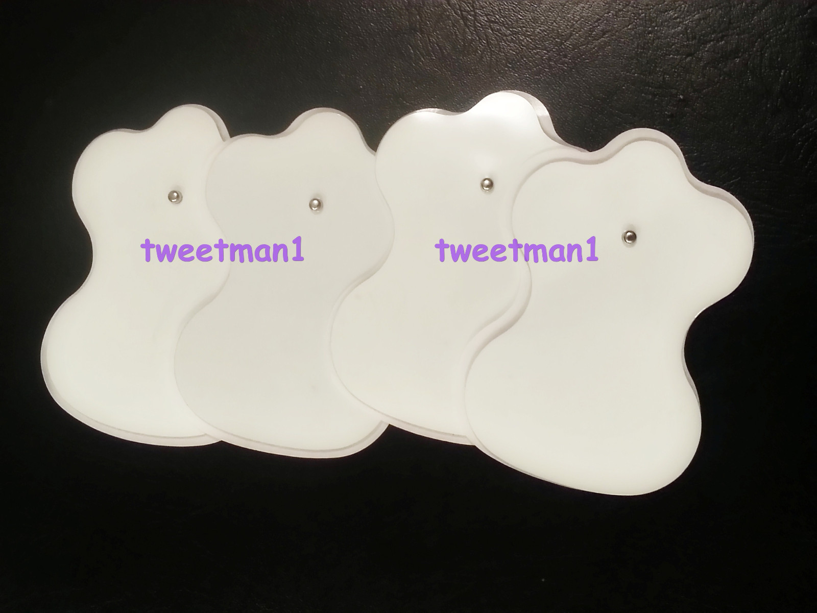 Electrode Pads 2 Pairs (4) for HEALTH HERALD Digital Massager/Electronic/TENS