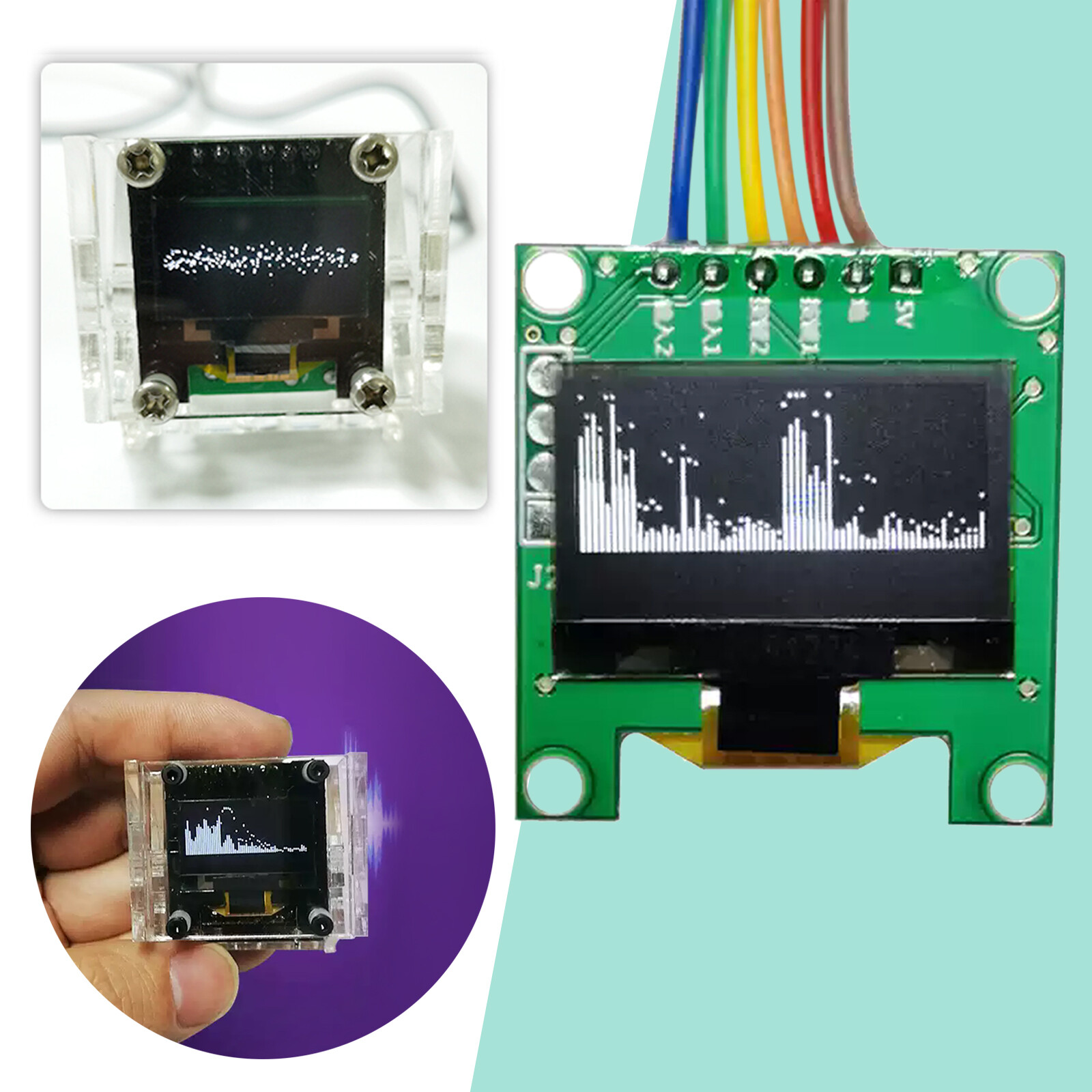 Stereo Audio Level Indicator VU Meter Music Spectrum Display Analyzer Amplifiers