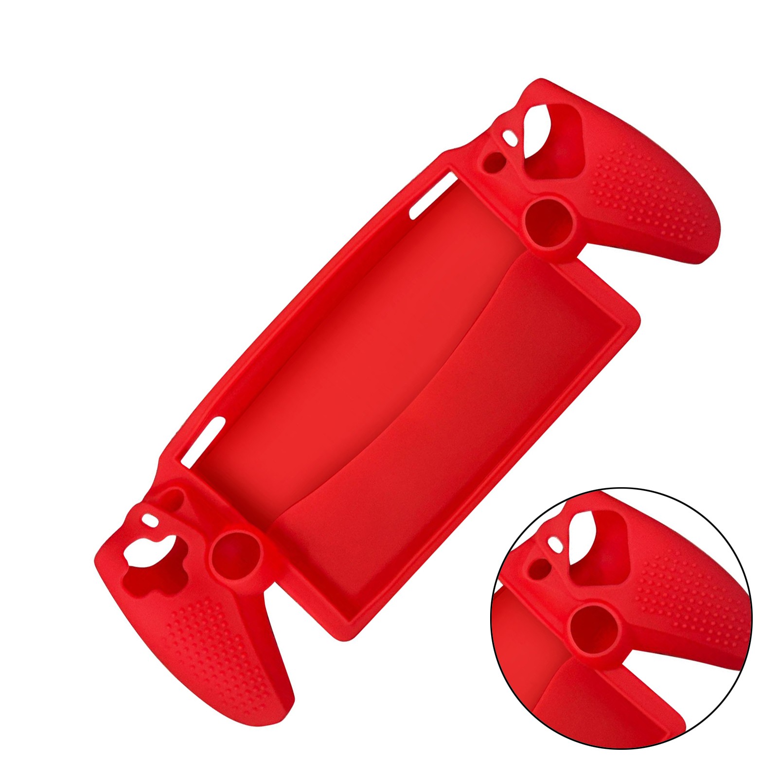 Red Silicone Case Soft Anti-slip Durable Replacement For PlayStation Portal​
