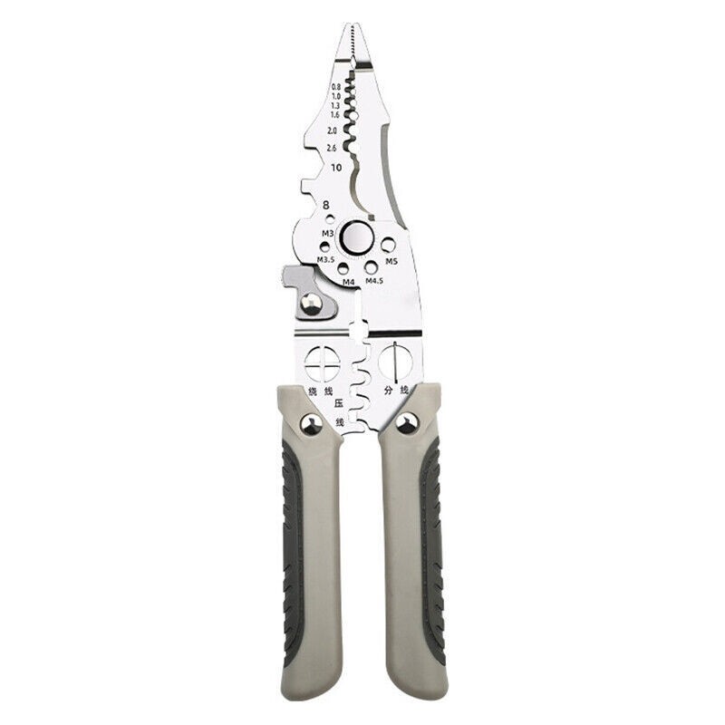 Upgrade Multifunctional Wire Stripper Crimper Cable Cutter Pliers Crimping Tool
