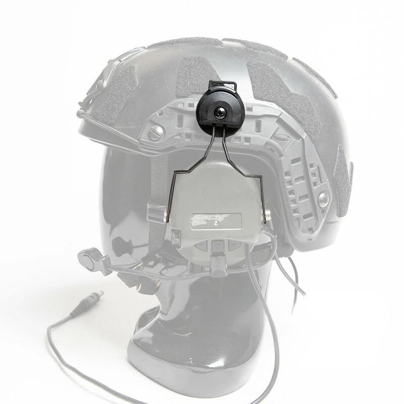 Tactical Rotating Helmet ACH-ARC Rail Adapter Bracket Set for MSA Sordin Headset