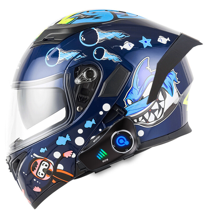 New Modular Motorcycle Built-in Bluetooth Helmet High Definition Camera Recorder