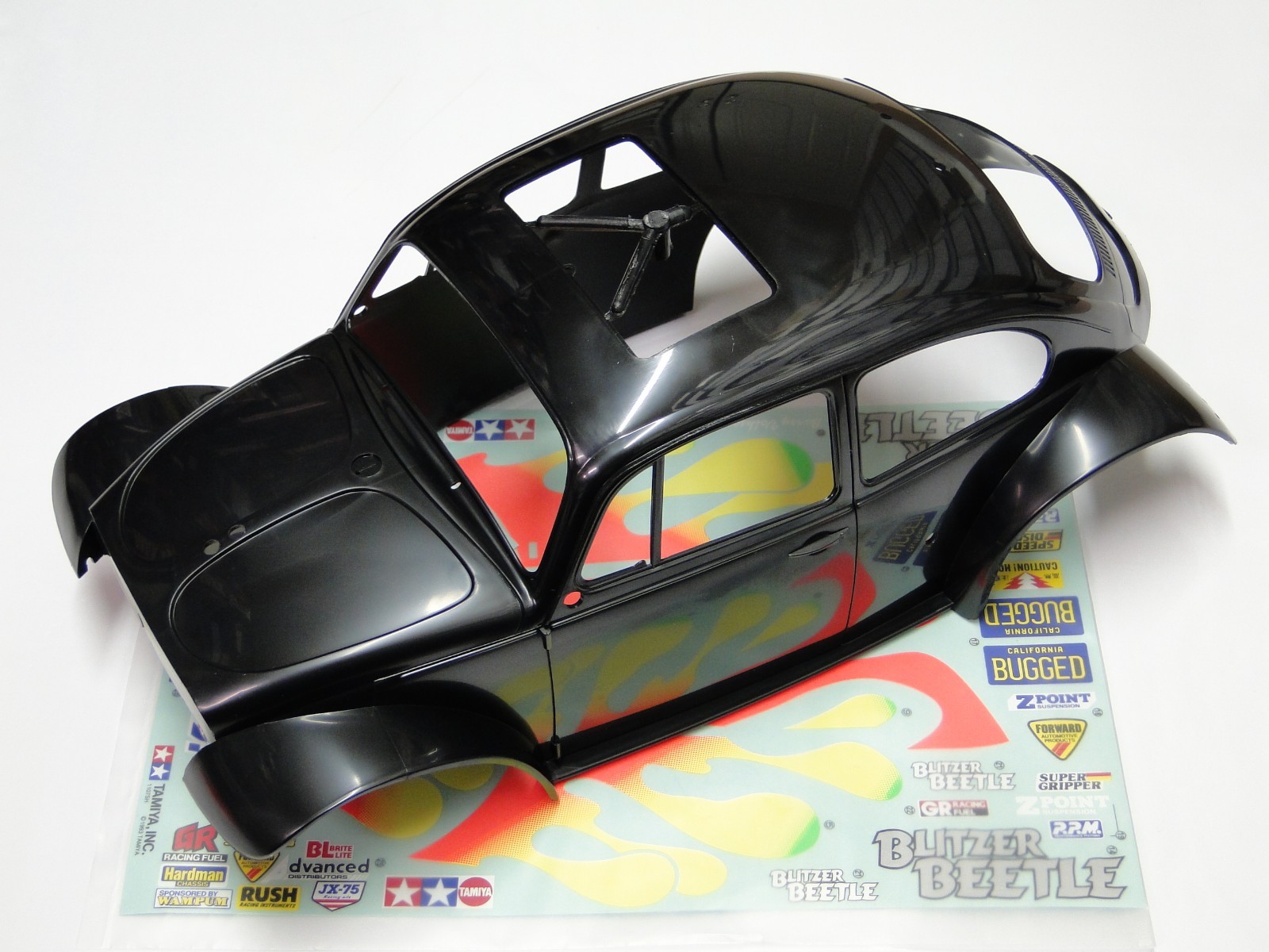 NEW TAMIYA BLITZER BEETLE Body Plastic Set with Decals TZ2