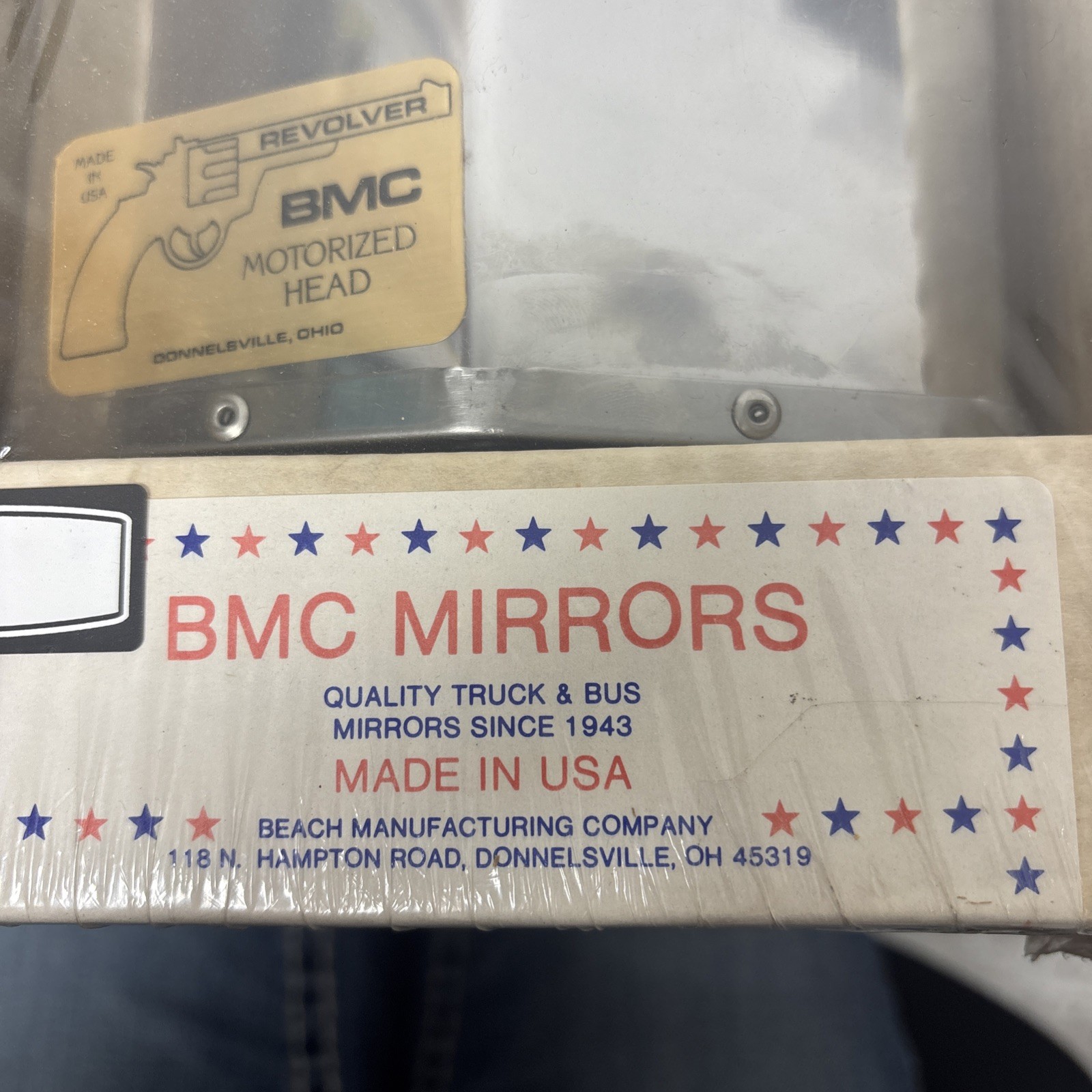 BMC Motorized Side View Mirror Head Made In USA 701H