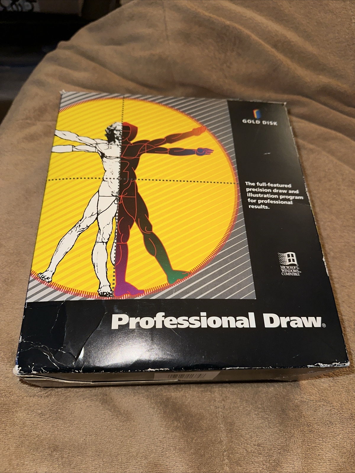 Professional Draw - Gold Disk - PC DOS 3.5 Disk - Complete In Box