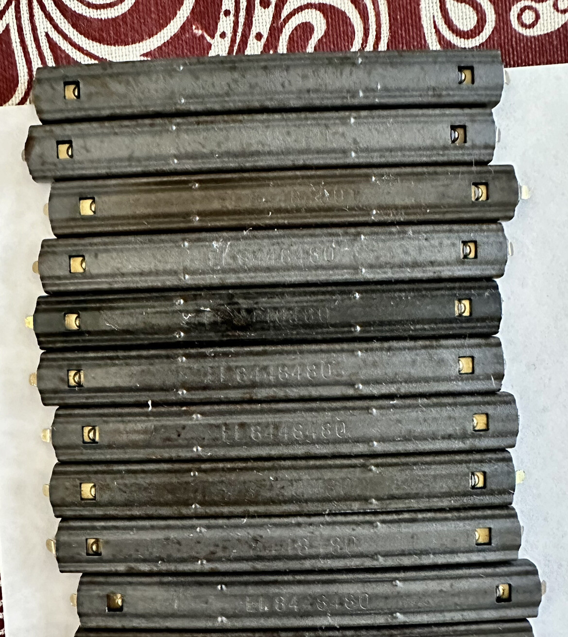 Lot of 12 OG US M1 Carbine New School Stripper Clips
