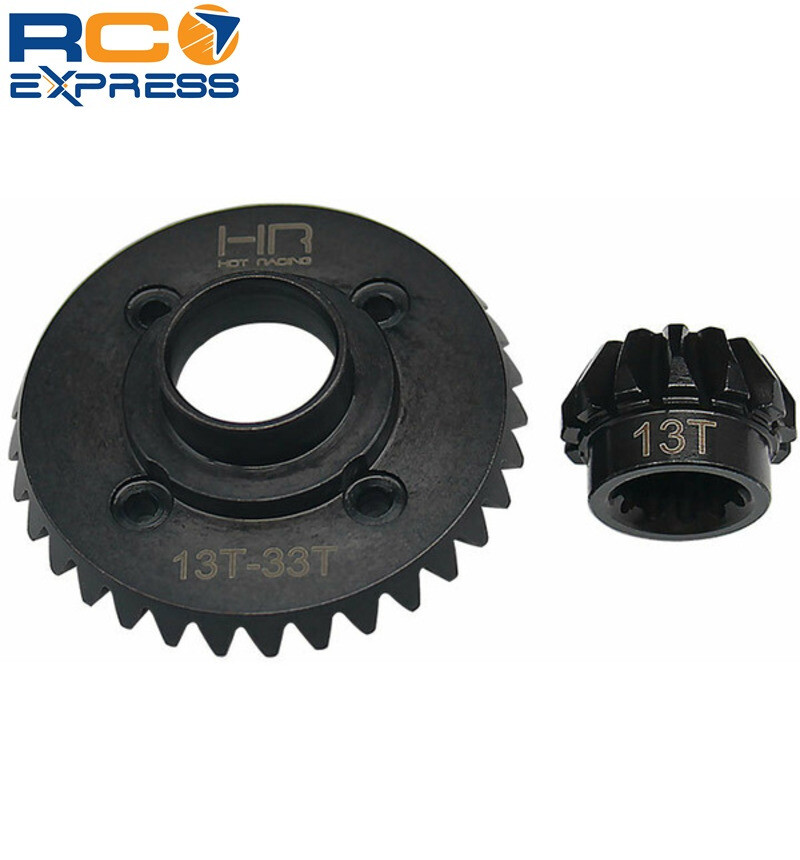 Hot Racing Traxxas UDR 33/13T Steel Helical Diff Ring/Pinion Rear Gear TUDR9333R
