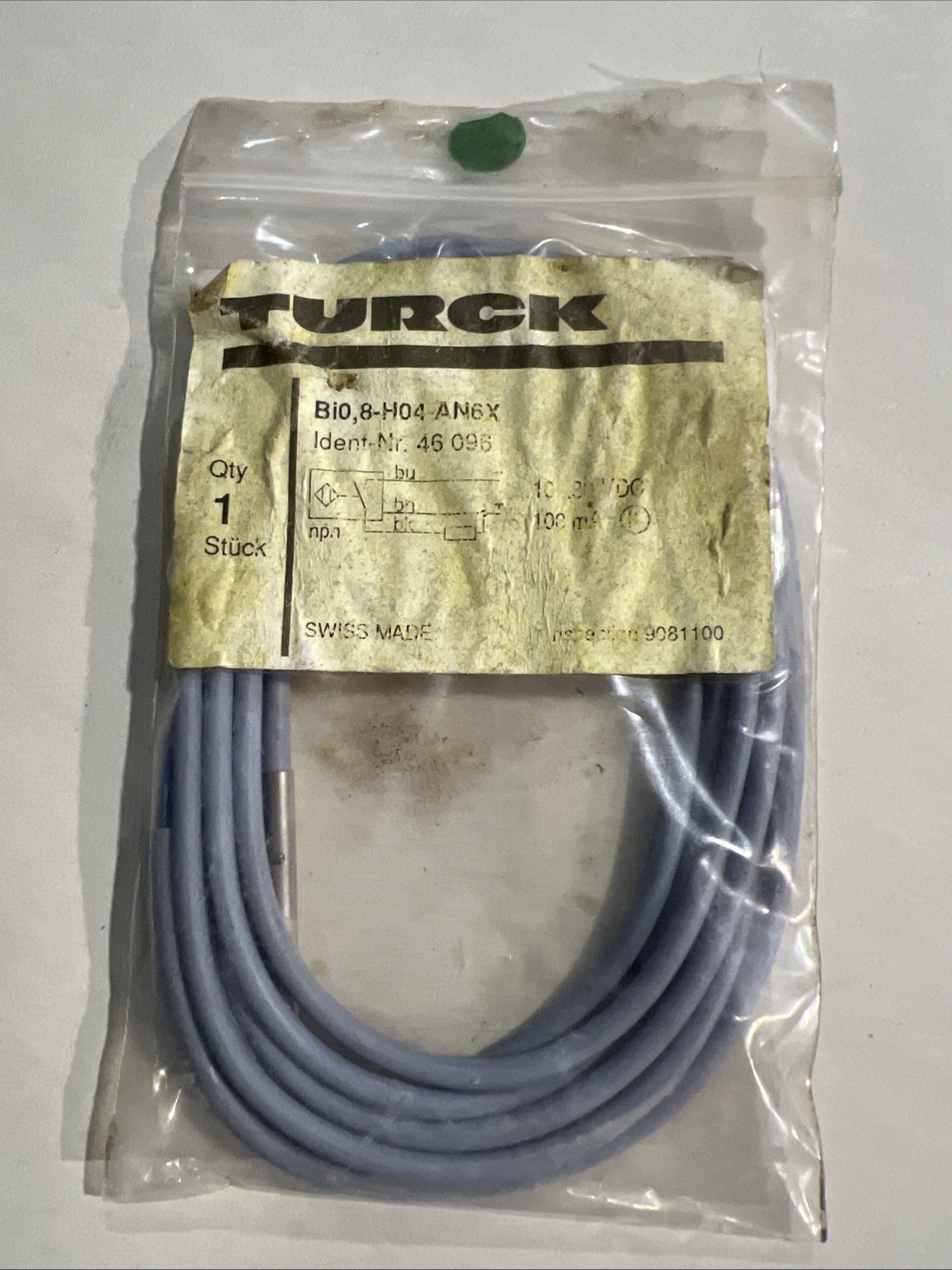 TURCK BI0.8-H04-AN6X IDENT. NR. 46-096 NEW