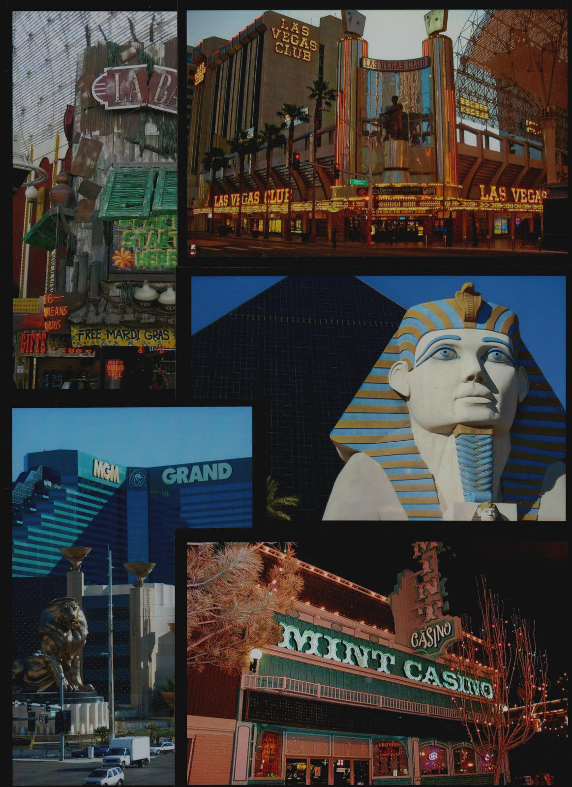CASINO PHOTO - CHOOSE THE ONES YOU WANT - LAS VEGAS / RENO - BLACK BORDER