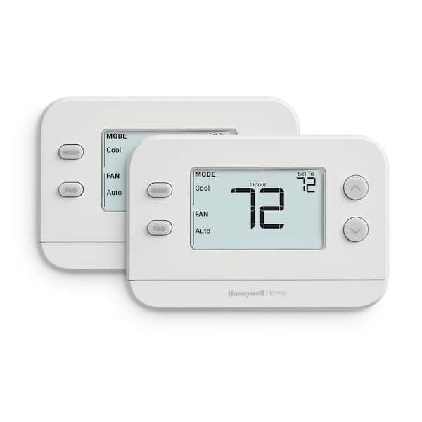 Honeywell Home X1N Thermostat Non-Programmable 1 Heat/1 Cool 2-Pack RTH11B-2PK