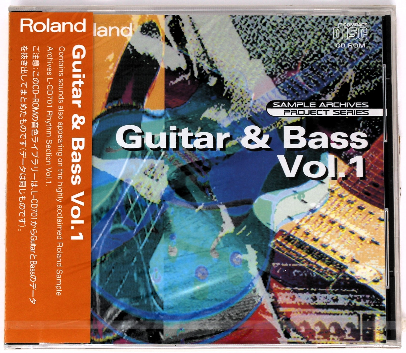 Roland Guitar & Bass Vol 1 Roland Format Sample/Sound Library/Sampling CD