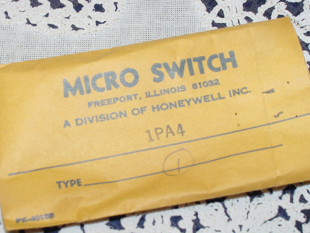 Honeywell Microswitch 1PA4, Switch Hardware KIT Switch Packet Limit Switch
