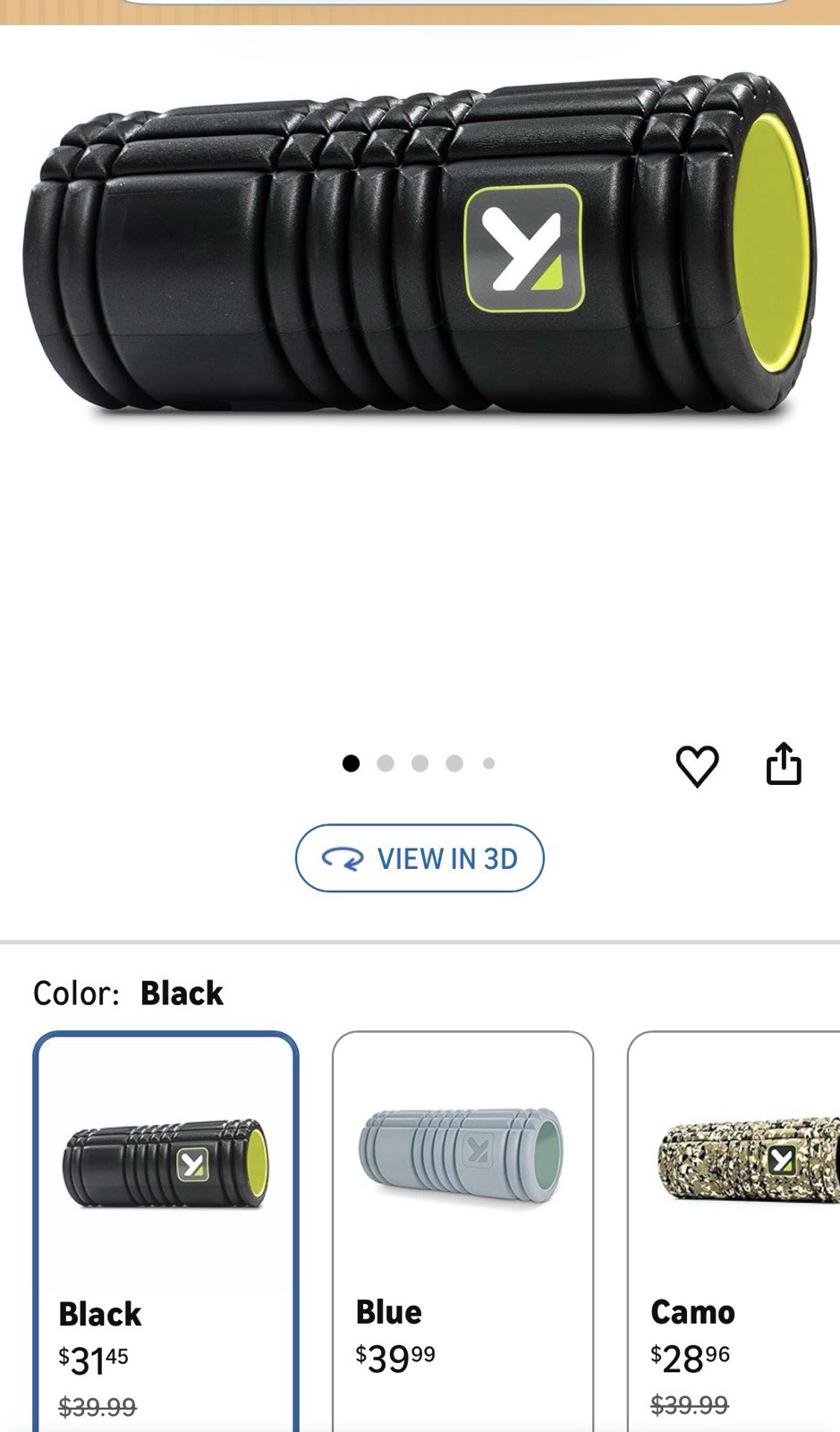 13" Trigger Point Performance - The Grid - Revolutionary 5.5" Foam Roller Green