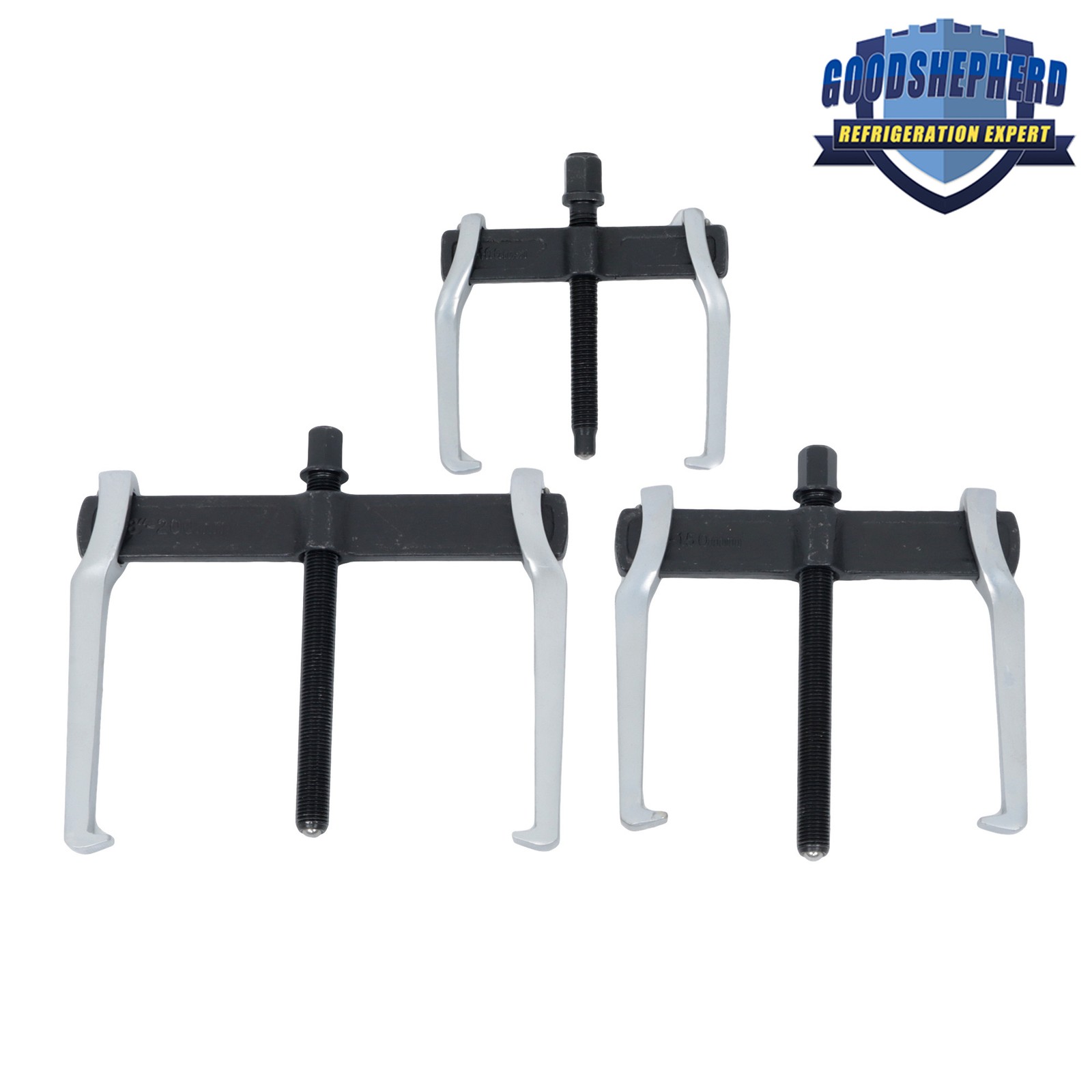 Two Jaw Gear Puller Set 4'' 6'' 8'' Steel Bearing Puller Gears Tool Adjustable
