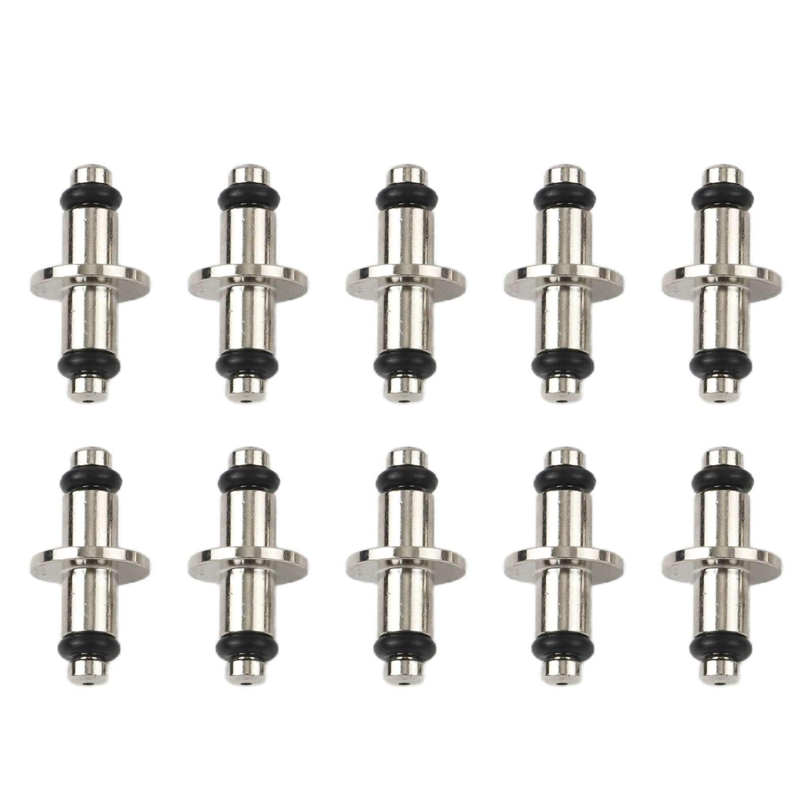 Scuba Gear 10PCS Nickel Plated Brass High Pressure Air Spools with O Rings