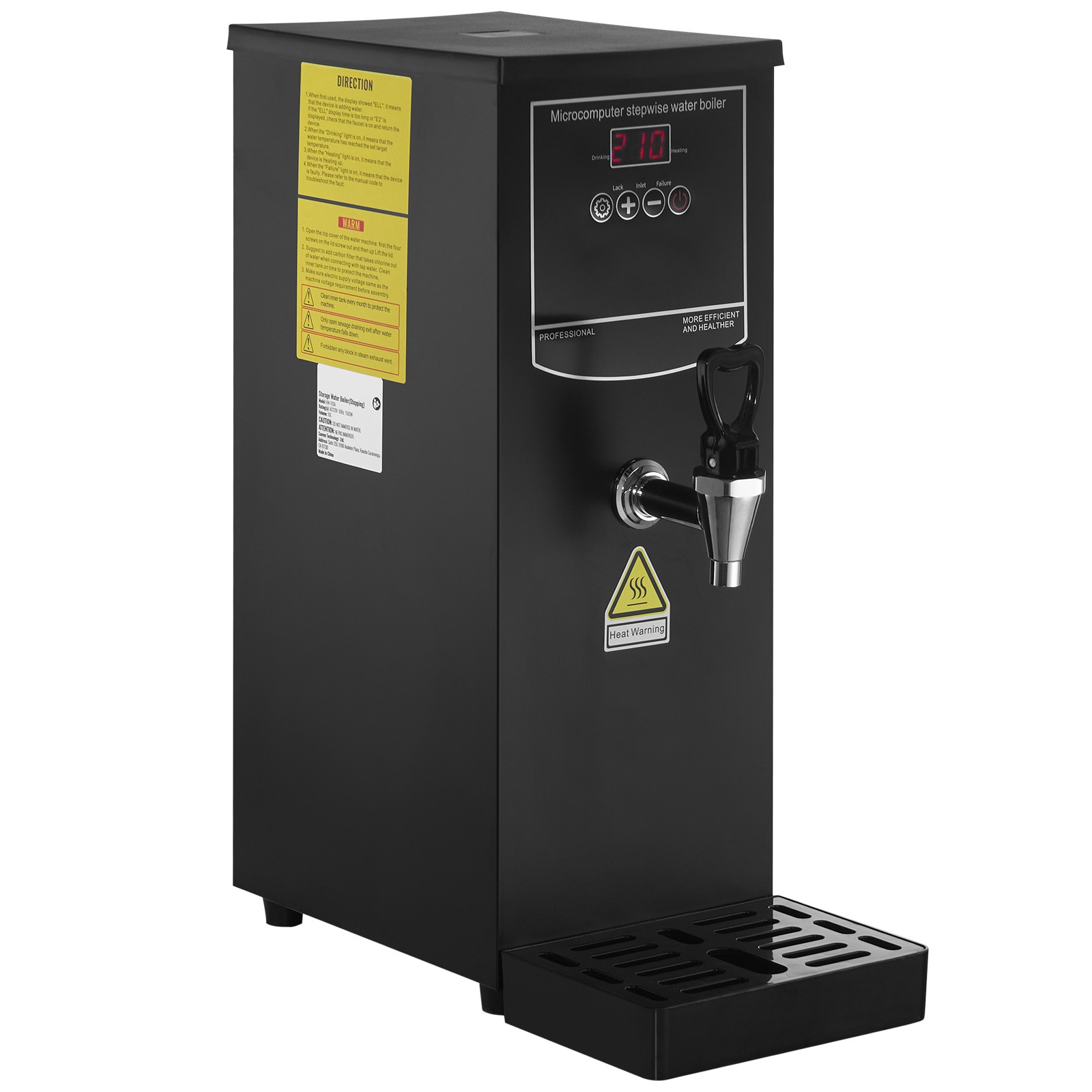 Uimoso 10L Electric Hot Water Dispenser with Stainless Steel Design