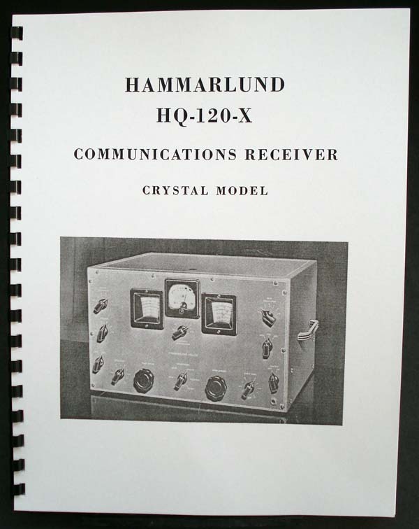 HAMMARLUND HQ-120-X HQ120X Receiver Manual