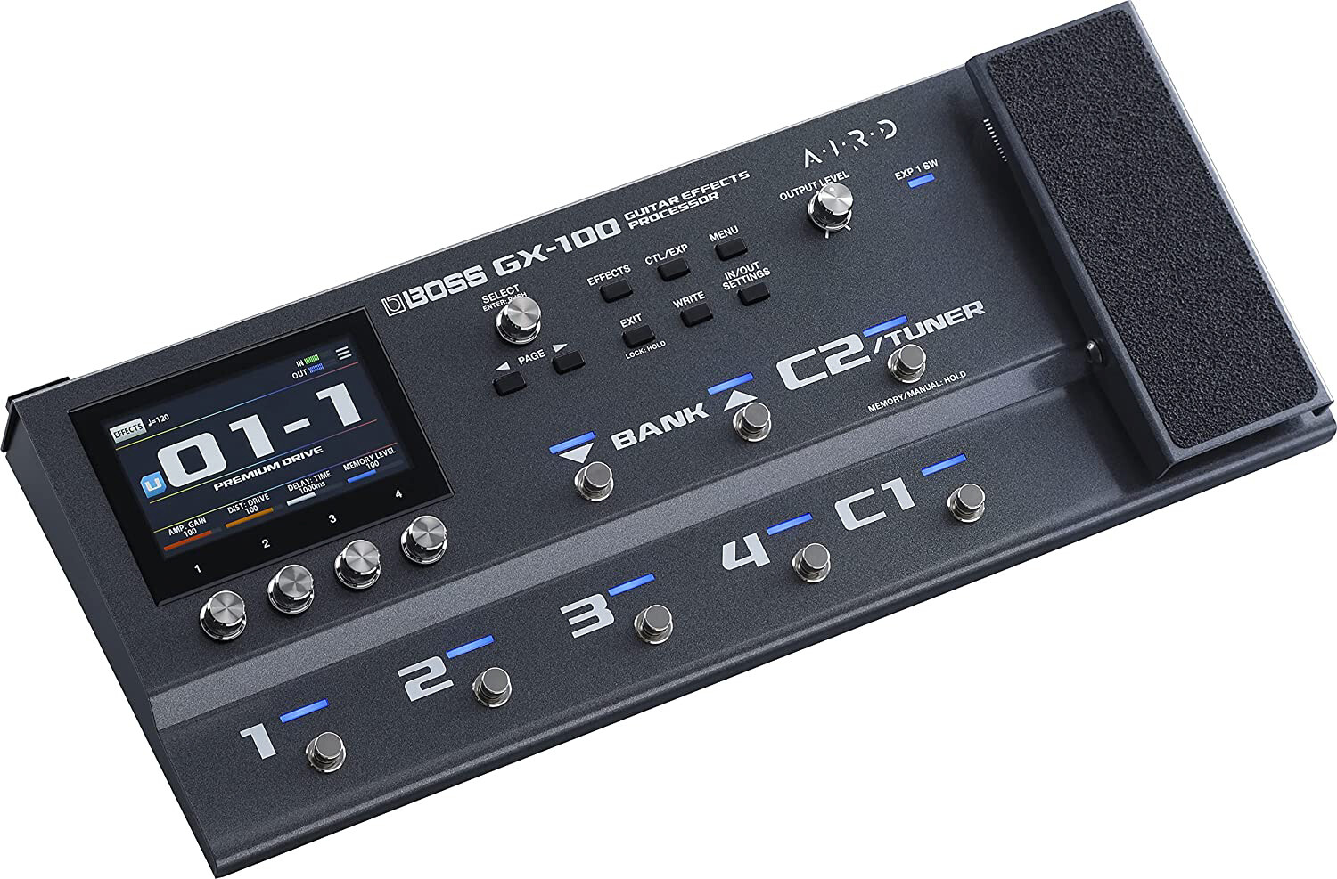 Boss GX-100 Guitar Effects Processor w/ Instrument Cables