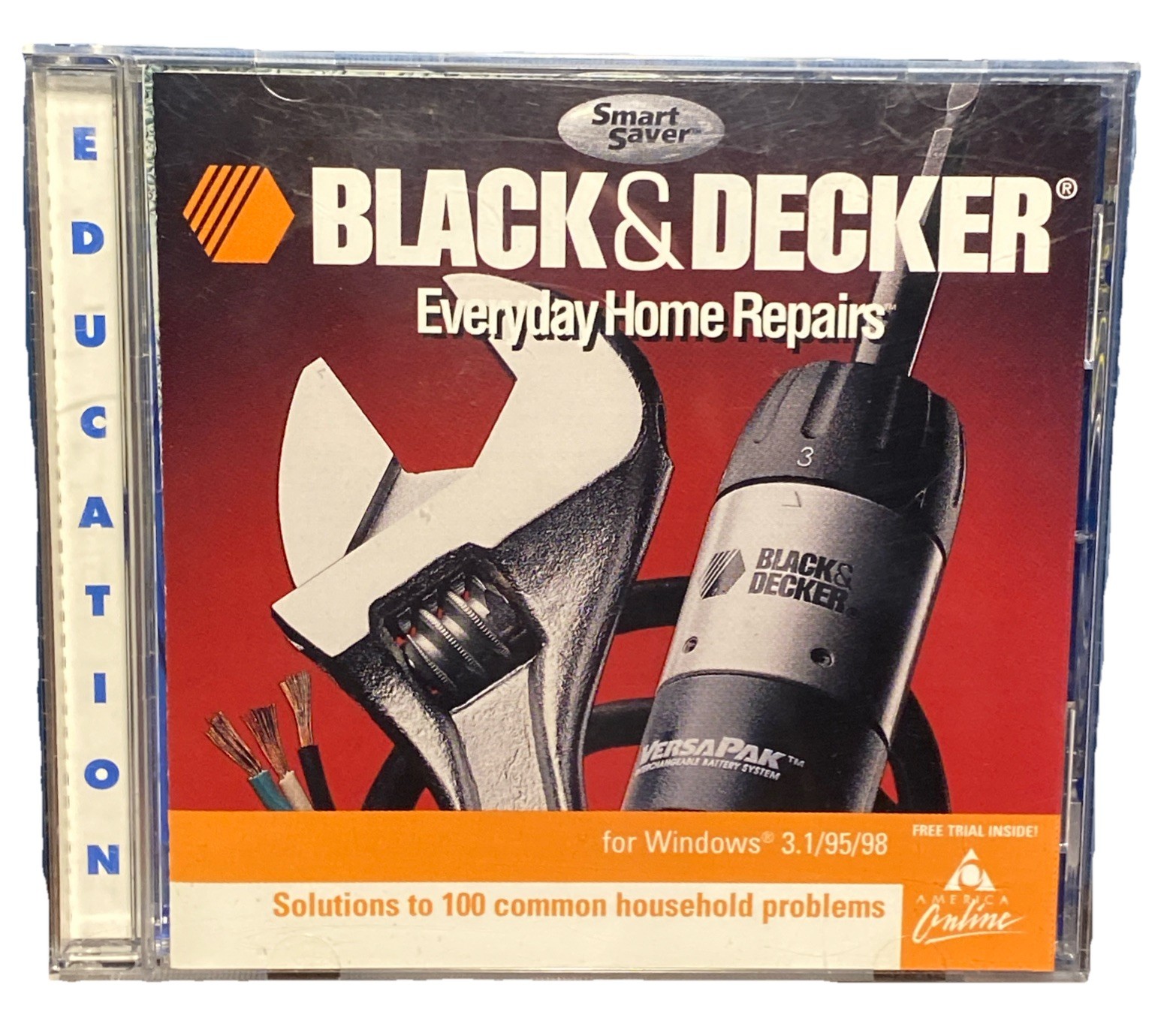 VINTAGE Black & Decker Everyday Home Repairs PC CD Rom 90s Educational Software
