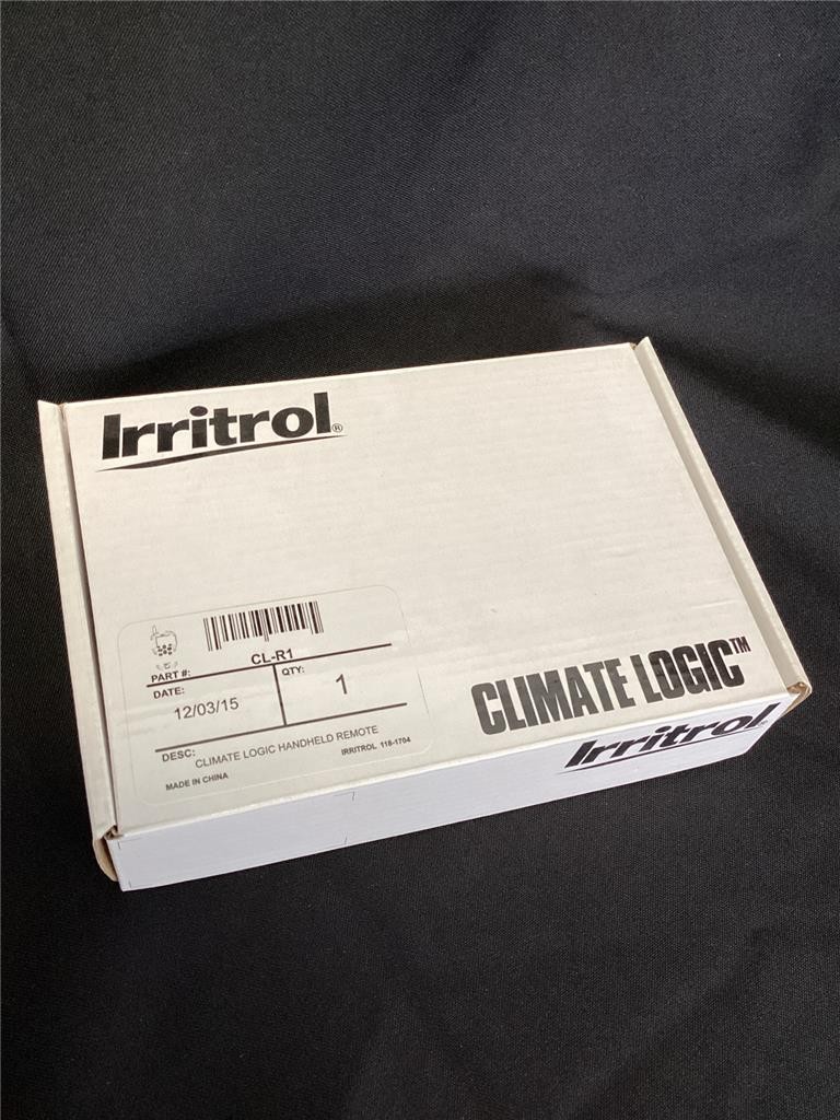 + Irritrol Climate Logic Handheld Remote CL-R1 Transmitter NEW