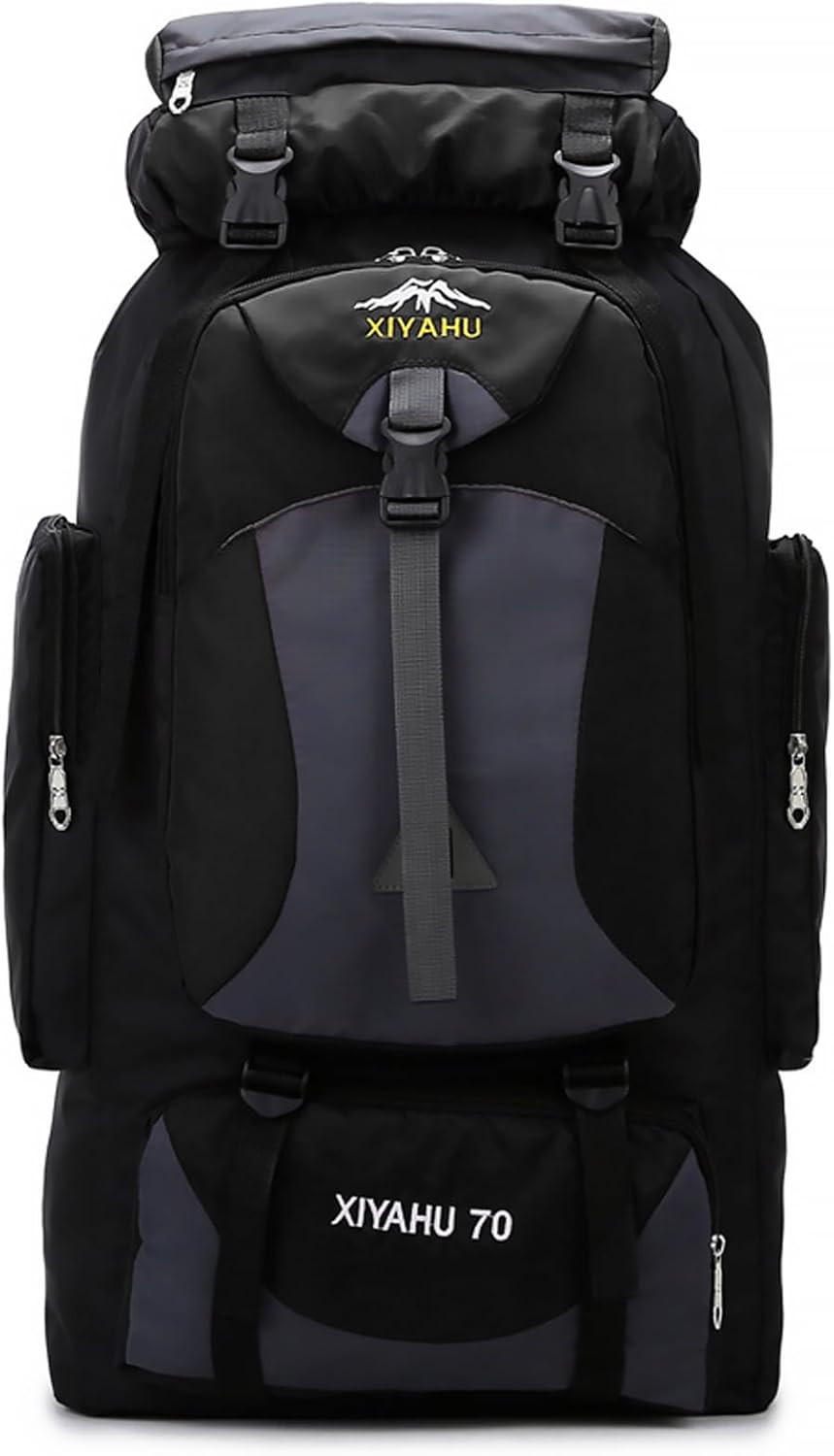 70L Hiking Backpack Large Camping Pack Backpacking Bag Rucking Backpacks Outdoor