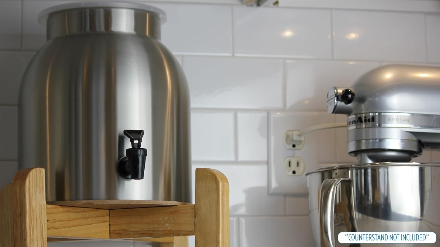 Stainless Steel Water Dispenser, 2.2 Gallons