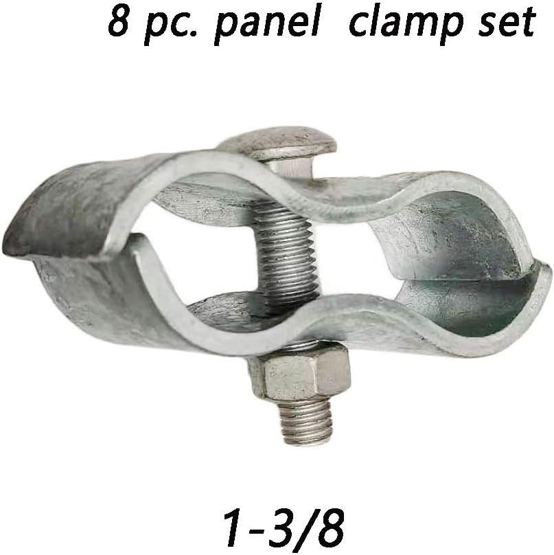8 Pack Chain Link Fence Panel Clamps - Weather-Resistant for Secure Enclosures