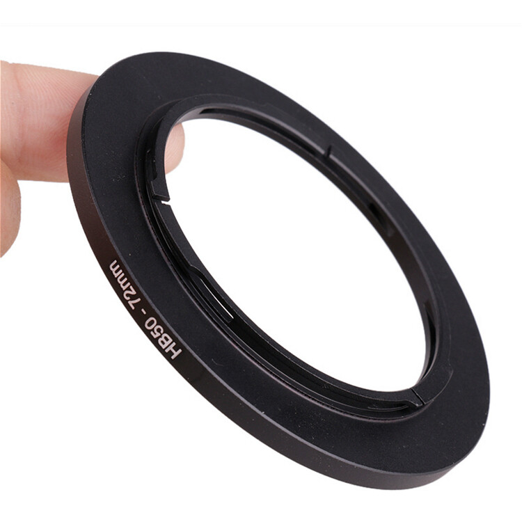 B50-72mm Filter Adapter Ring for Hasselblad B50 Bay Mount to 72mm For CPL UV ND